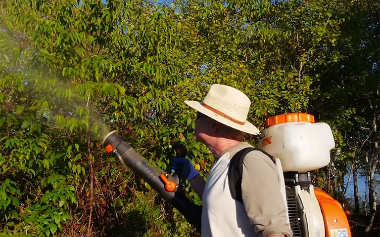 Backpack with Blower