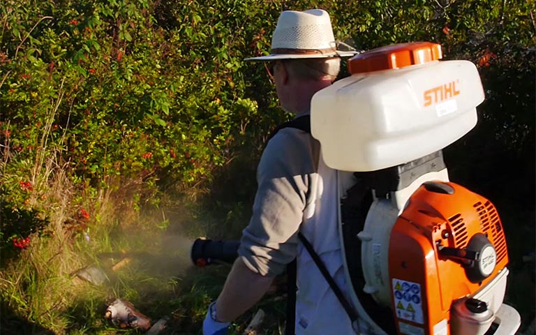 Backpack with Blower